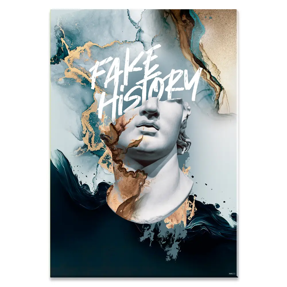 Plakat / lærredsprint - Fake history