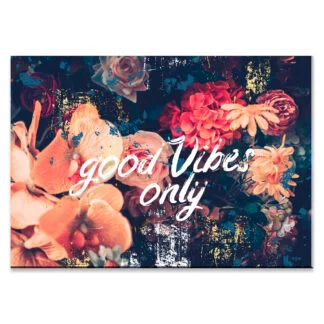 Good Vibes Only (Stort billede - plakat / lærredsprint)
