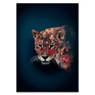 Jaguar billede - smukt billede til fx badeværelset i canvas.