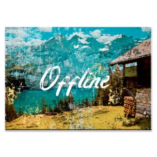 Offline (Stort billede - plakat / lærredsprint)