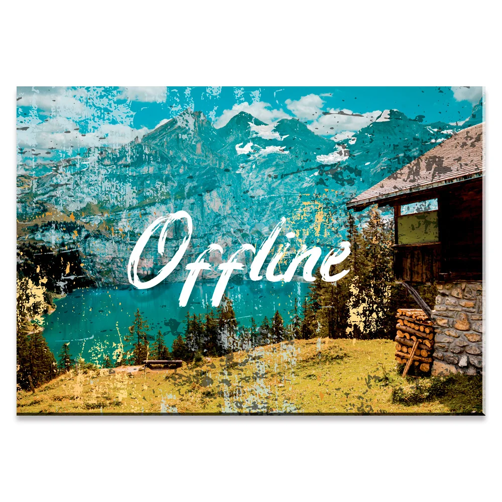 Offline Repurposed Limited Edition 100x70cm gallery