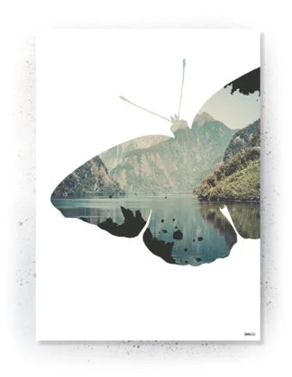 Plakat / lærredsprint - Natur motiver i grønne farver