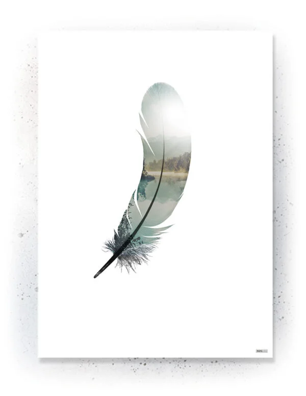 Plakat / lærredsprint - Natur motiver i grønne farver