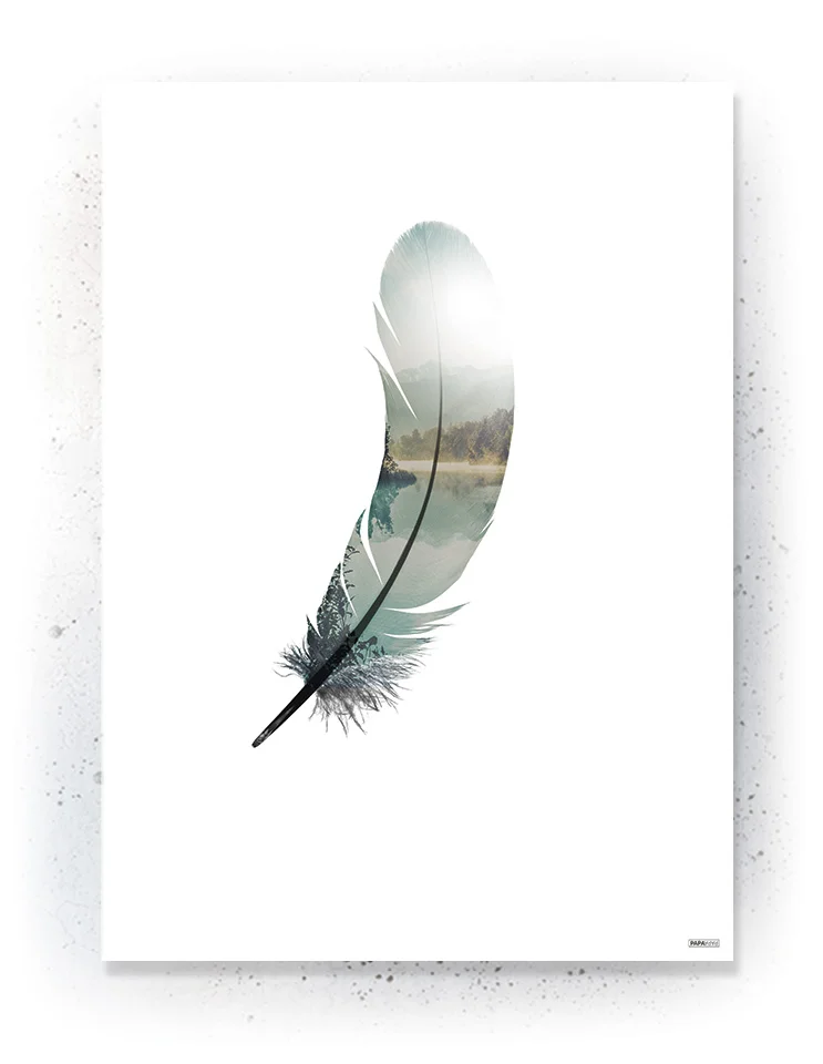 Plakat / lærredsprint - Natur motiver i grønne farver