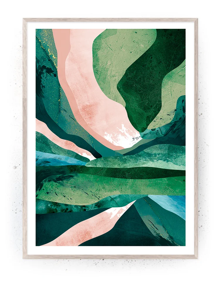 Plakat / lærredsprint - Smukke naturlige plakater