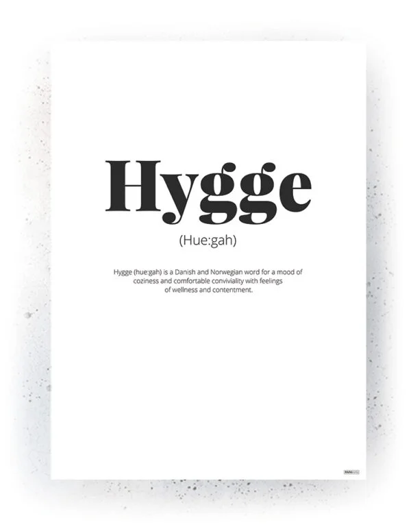 Citat - Plakat / lærredsprint - Sort/hvid