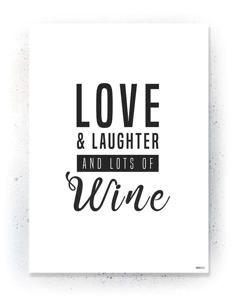 Citat - Plakat / lærredsprint - Sort/hvid