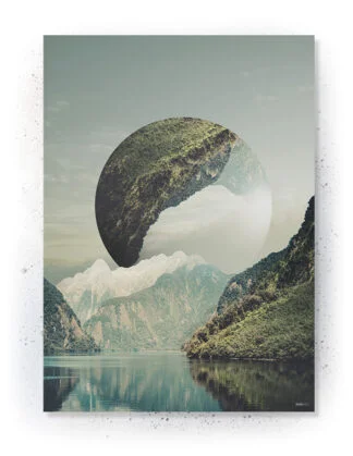 Plakat / lærredsprint - Natur motiver i grønne farver