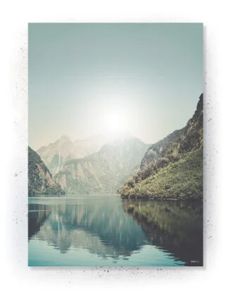 Plakat / lærredsprint - Natur motiver i grønne farver