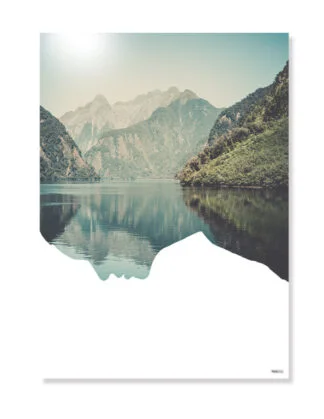 Mountain (Stort billede - plakat / lærredsprint)