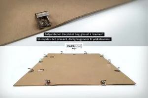 Montering af plakater i rammer