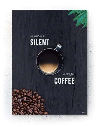 Plakat / lærredsprint med køkken citat