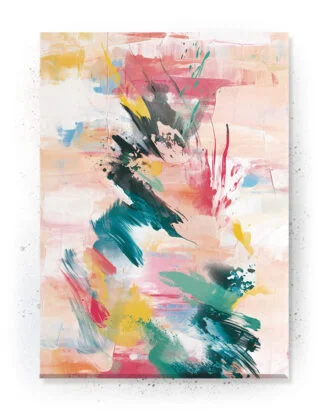 Plakat / Lærredsprint med flotte detaljerede abstrakte farver