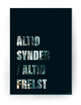 Plakat / lærredsprint - Flotte artworks i Sand/Grøn