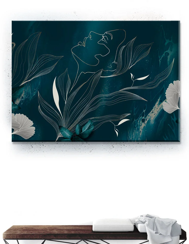 Plakat / lærredsprint - Flotte artworks i mørke og lyse nuancer