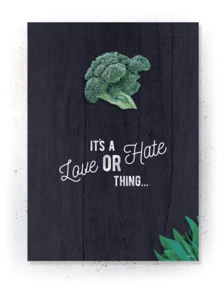 Plakat / lærredsprint med køkken citat