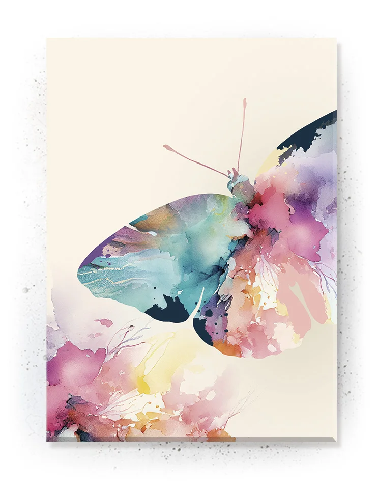 Plakat / Lærredsprint med detaljerede farverige abstrakte motiver