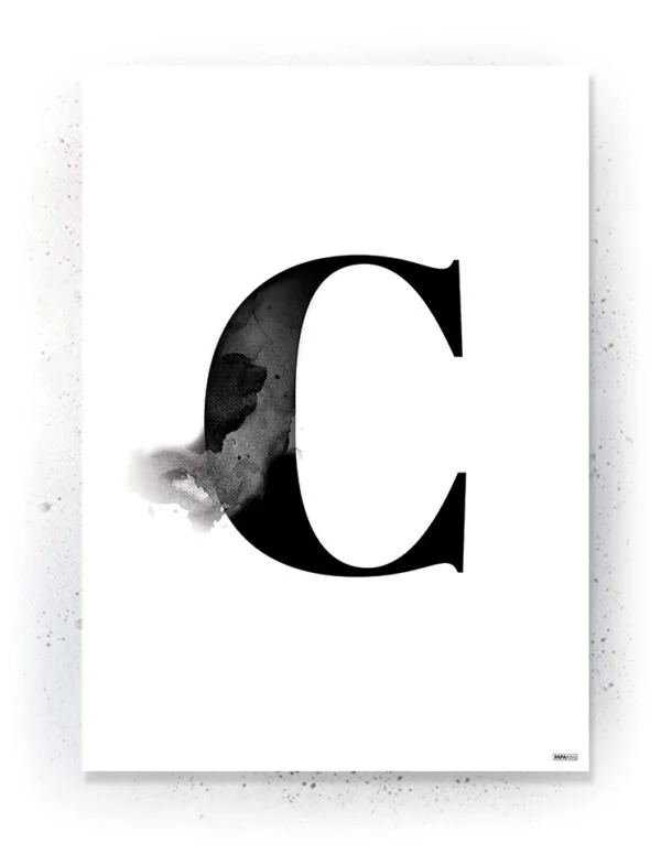 Plakat / lærredsprint - Flotte artworks i sort/hvid