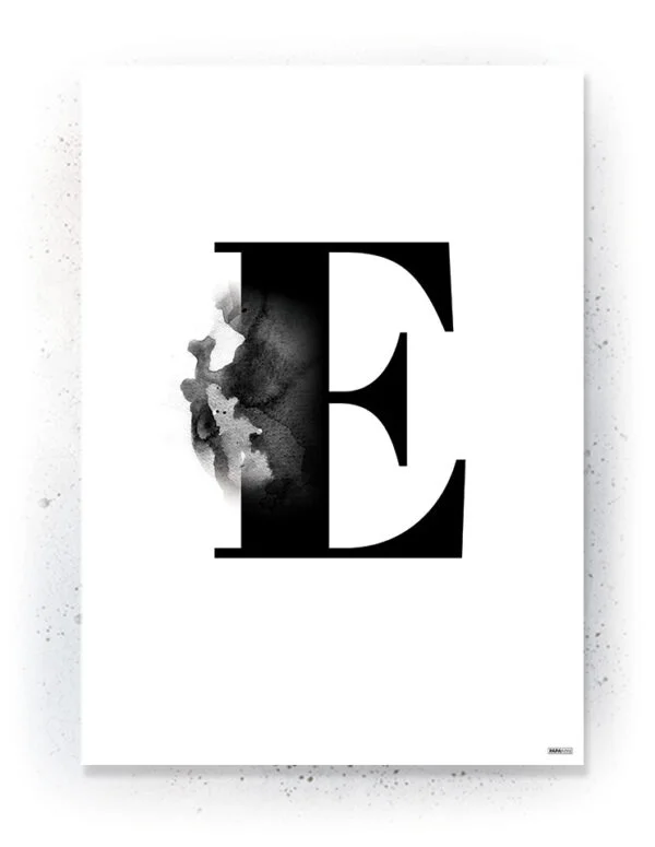 Plakat / lærredsprint - Flotte artworks i sort/hvid