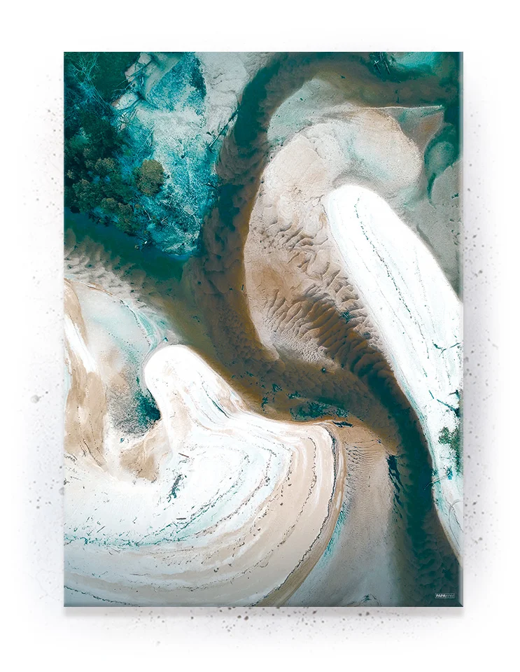 Plakat / lærredsprint med opløftende budskaber og feminine farver