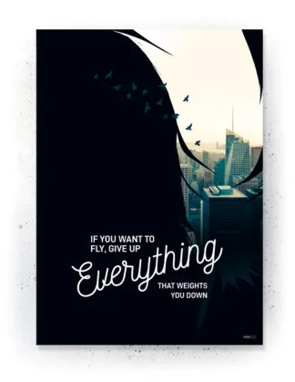 Everything - Plakat / Lærredsprint - inspirations citat