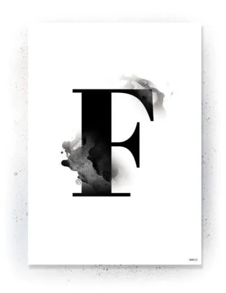 Plakat / lærredsprint - Flotte artworks i sort/hvid