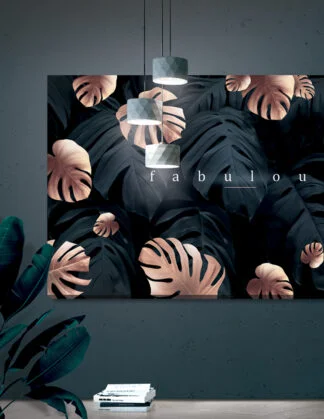 Storformat / lærredsprint med monsterablade