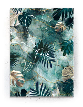 Plakat / lærredsprint - Flotte artworks i Sand/Grøn