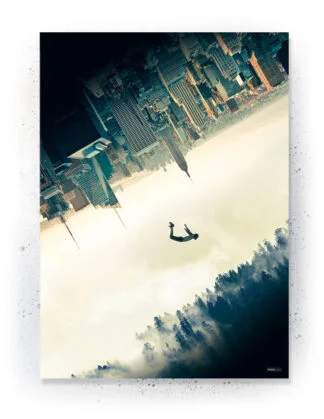 Fall - Plakat / Lærredsprint - inspirations citat