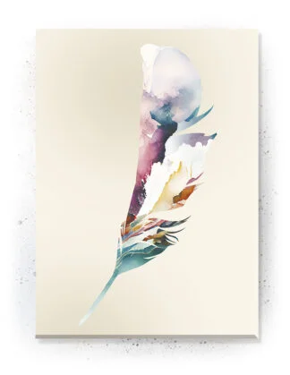 Plakat / Lærredsprint med detaljerede farverige abstrakte motiver