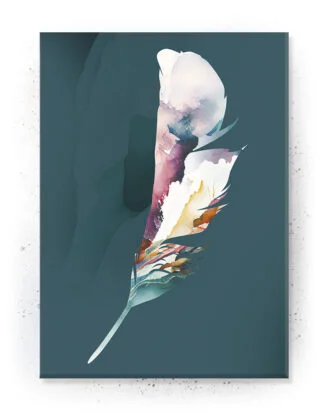 Plakat / Lærredsprint med detaljerede farverige abstrakte motiver