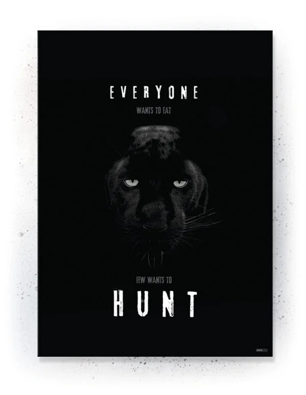 Animals - Plakat / lærredsprint - Flotte artworks i sort/hvid