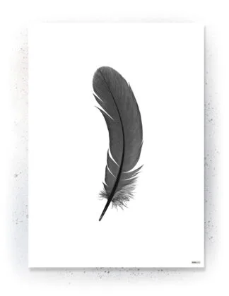 Plakat / lærredsprint - Flotte artworks i sort/hvid