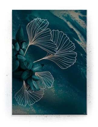 Plakat / lærredsprint - Flotte artworks i mørke og lyse nuancer