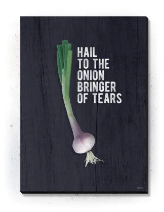 Plakat / lærredsprint med køkken citat