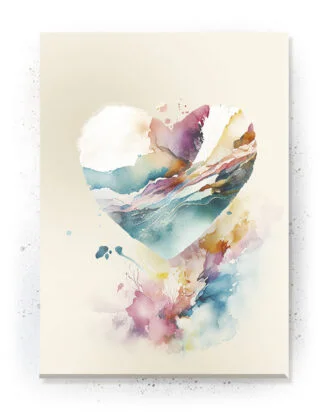 Plakat / Lærredsprint med detaljerede farverige abstrakte motiver