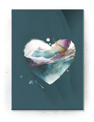 Plakat / Lærredsprint med detaljerede farverige abstrakte motiver