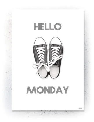 Citater - Plakat / lærredsprint - Flotte artworks i sort/hvid