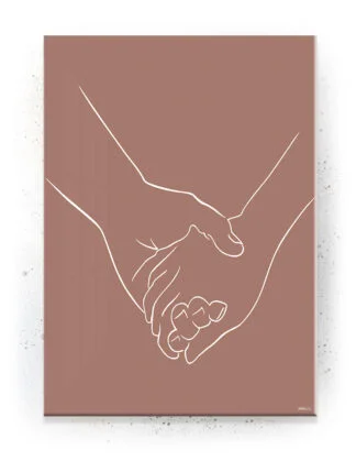 Plakat / lærredsprint - Nedtonede naturlige farver