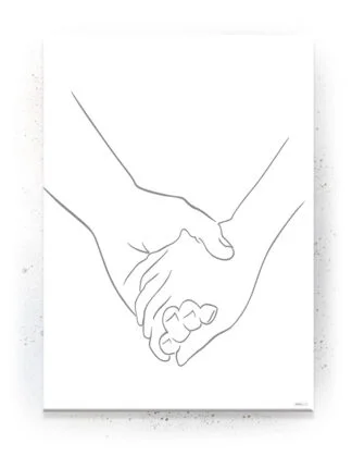 Plakat / lærredsprint - Nedtonede naturlige farver