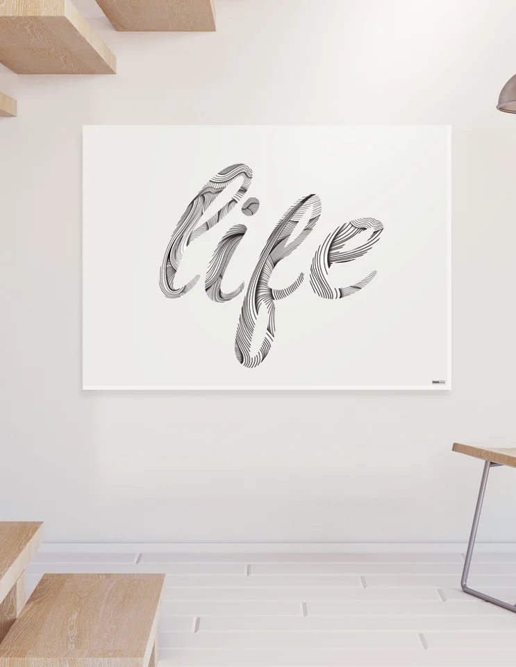 Plakat / lærredsprint - Nedtonede naturlige farver