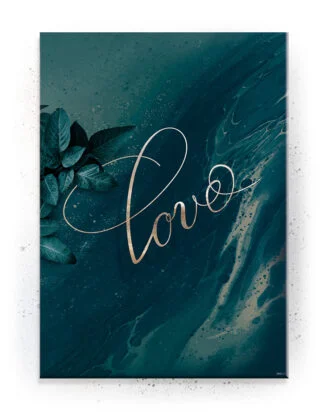 Plakat / lærredsprint - Flotte artworks i mørke og lyse nuancer