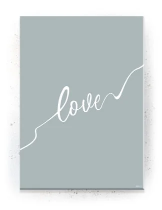 Plakat / lærredsprint - Nedtonede naturlige farver