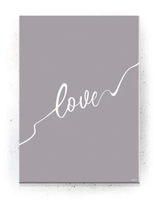 Plakat / lærredsprint - Nedtonede naturlige farver