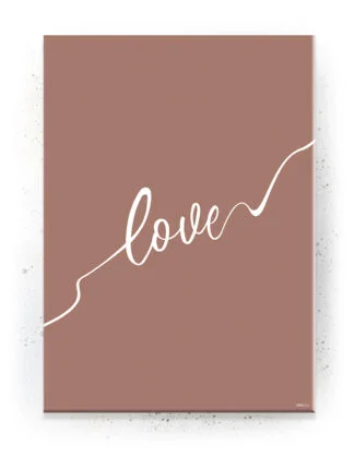 Plakat / lærredsprint - Nedtonede naturlige farver