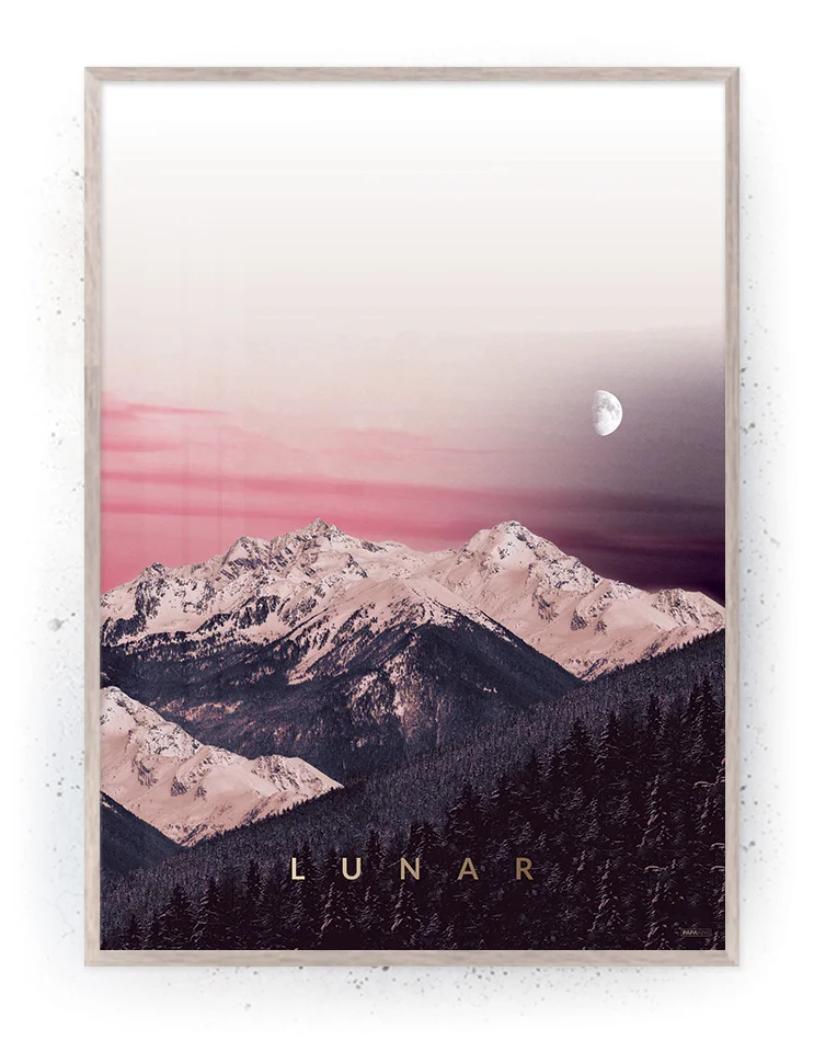 Lunar (Stort billede - plakat / lærredsprint) - Billede 2
