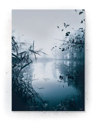 Plakat / Lærredsprint med blå farver