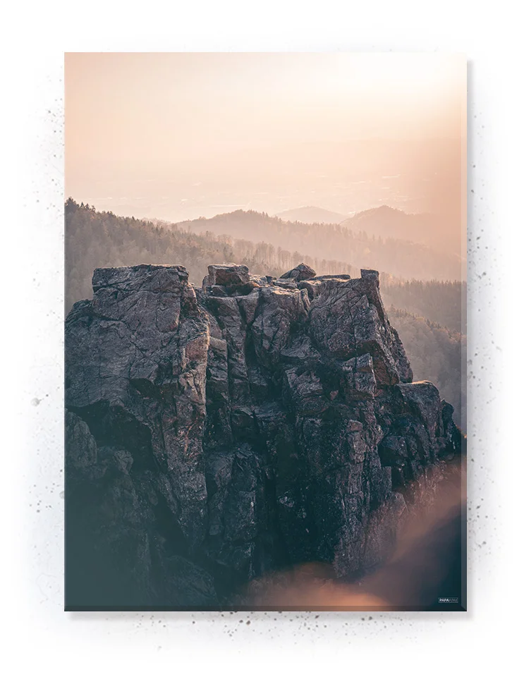 Plakat / lærredsprint - Smukke pasteller og naturlige farver