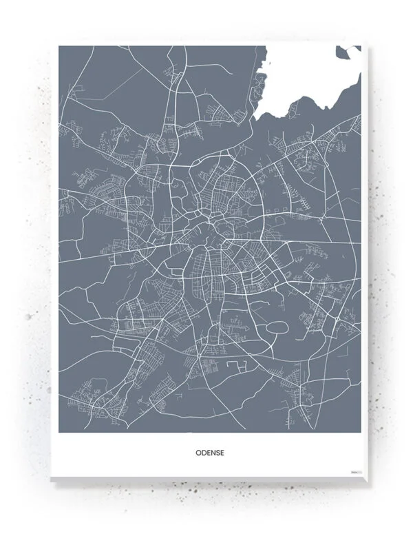 Odense - Danske By plakater - plakat / lærredsprint