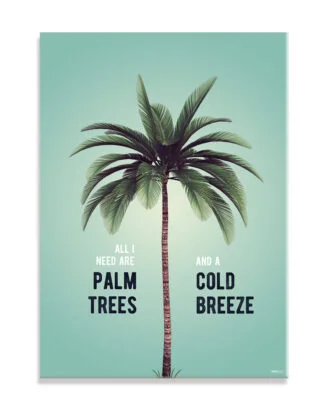 Plakat / lærredsprint med citat